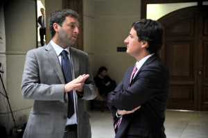 Diputados UDI, Juan Antonio Coloma Álamos y Arturo Squella.